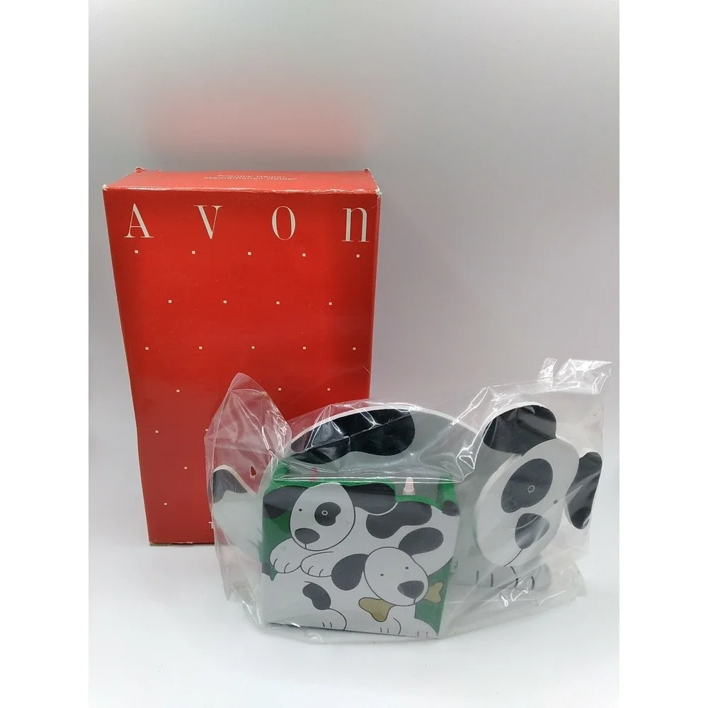 Avon Friendly Helper Memo Pencil Holder Dogs/ Puppies NIS Office organizer